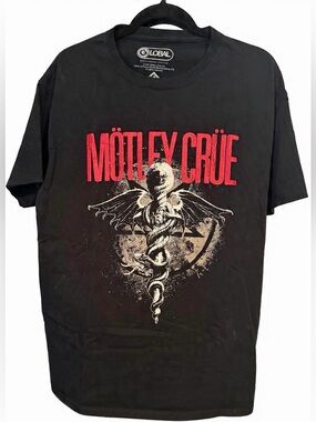 🎶 Motley Crue- Graphic Band Tee from Dr. Feelgood Album- L